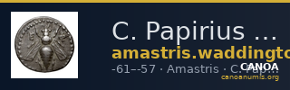 C. Papirius Carbo Amastris Waddington 1925 22 — CANOA