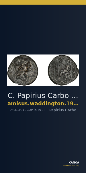 C. Papirius Carbo Amisus Waddington 1925 45 — CANOA