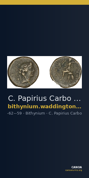 C. Papirius Carbo Bithynium Waddington 1908 1 — CANOA