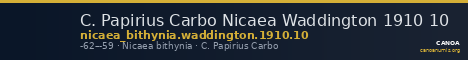 C. Papirius Carbo Nicaea Waddington 1910 10 — CANOA