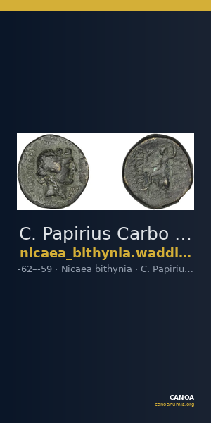 C. Papirius Carbo Nicaea Waddington 1910 5-7 — CANOA