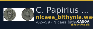 C. Papirius Carbo Nicaea Waddington 1910 5-7 — CANOA