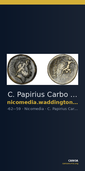 C. Papirius Carbo Nicomedia Waddington 1910 1-2 — CANOA