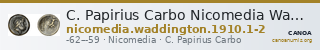 C. Papirius Carbo Nicomedia Waddington 1910 1-2 — CANOA