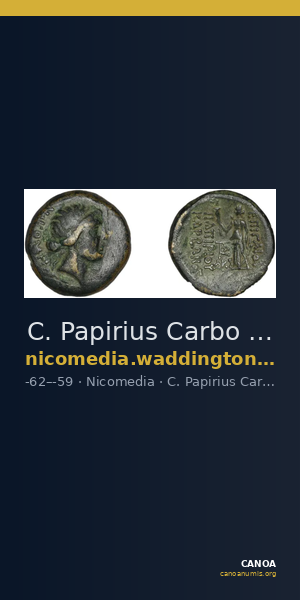C. Papirius Carbo Nicomedia Waddington 1910 3-4 — CANOA