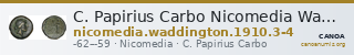C. Papirius Carbo Nicomedia Waddington 1910 3-4 — CANOA