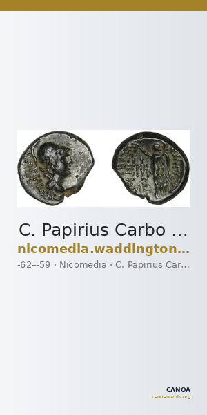 C. Papirius Carbo Nicomedia Waddington 1910 5-6 — CANOA