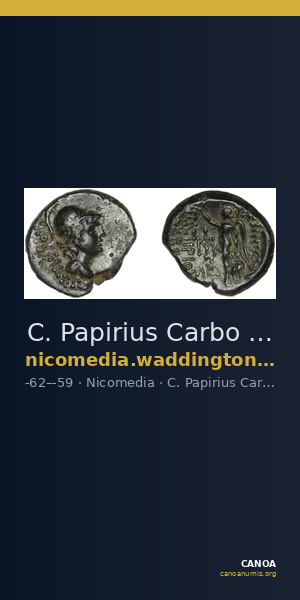 C. Papirius Carbo Nicomedia Waddington 1910 5-6 — CANOA