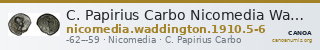 C. Papirius Carbo Nicomedia Waddington 1910 5-6 — CANOA