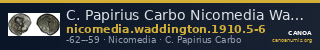 C. Papirius Carbo Nicomedia Waddington 1910 5-6 — CANOA