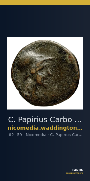 C. Papirius Carbo Nicomedia Waddington 1910 7 — CANOA