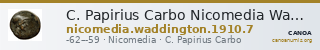 C. Papirius Carbo Nicomedia Waddington 1910 7 — CANOA