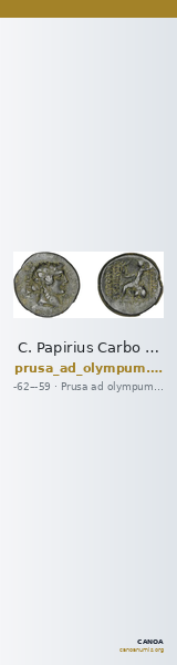 C. Papirius Carbo Prusa ad Olympum Waddington 1912 1 — CANOA