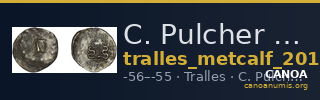 C. Pulcher Ap. f., governor of Asia Tralles Metcalf 2017 XV — CANOA