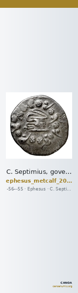 C. Septimius, governor of Asia Ephesus Metcalf 2017 XI — CANOA