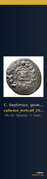C. Septimius, governor of Asia Ephesus Metcalf 2017 XI — CANOA