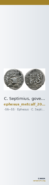 C. Septimius, governor of Asia Ephesus Metcalf 2017 XIII — CANOA