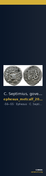 C. Septimius, governor of Asia Ephesus Metcalf 2017 XIII — CANOA