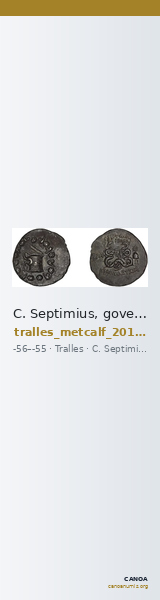 C. Septimius, governor of Asia Tralles Metcalf 2017 XIII — CANOA