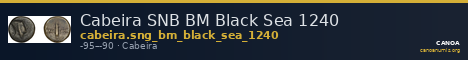 Cabeira SNB BM Black Sea 1240 — CANOA