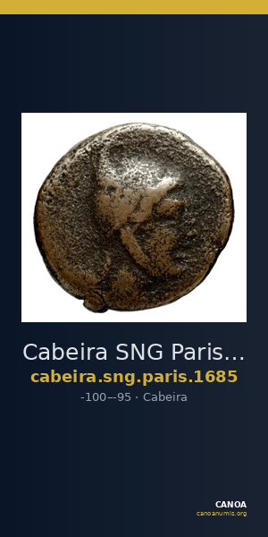 Cabeira SNG Paris 1685 — CANOA
