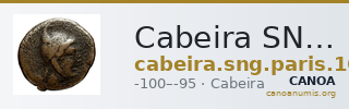 Cabeira SNG Paris 1685 — CANOA