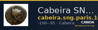 Cabeira SNG Paris 1685 — CANOA