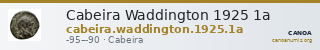 Cabeira Waddington 1925 1a — CANOA