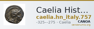 Caelia Historia Numorum Italy 757 — CANOA