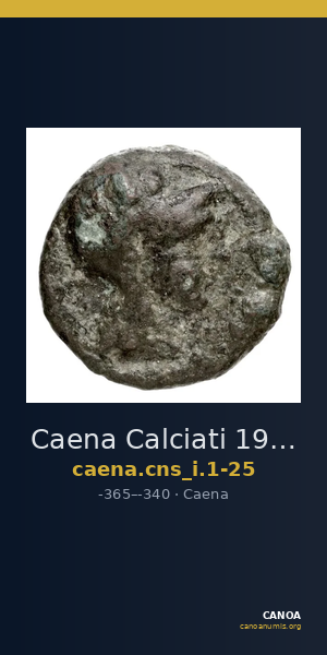Caena Calciati 1983 1-25 — CANOA