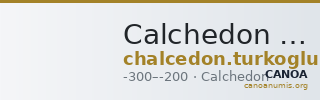 Calchedon Türkoğlu 2014 A3 — CANOA