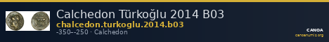 Calchedon Türkoğlu 2014 B03 — CANOA