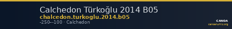 Calchedon Türkoğlu 2014 B05 — CANOA