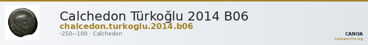 Calchedon Türkoğlu 2014 B06 — CANOA