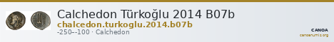 Calchedon Türkoğlu 2014 B07b — CANOA