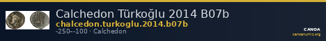 Calchedon Türkoğlu 2014 B07b — CANOA