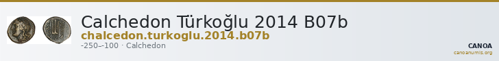 Calchedon Türkoğlu 2014 B07b — CANOA