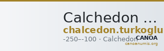 Calchedon Türkoğlu 2014 B08 — CANOA