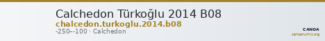 Calchedon Türkoğlu 2014 B08 — CANOA