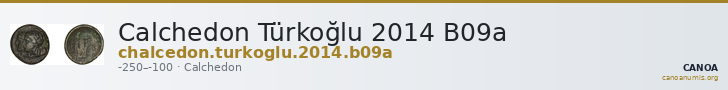 Calchedon Türkoğlu 2014 B09a — CANOA