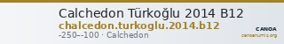 Calchedon Türkoğlu 2014 B12 — CANOA
