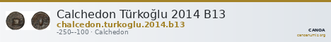 Calchedon Türkoğlu 2014 B13 — CANOA