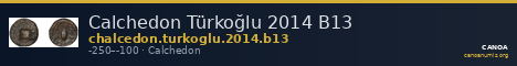 Calchedon Türkoğlu 2014 B13 — CANOA
