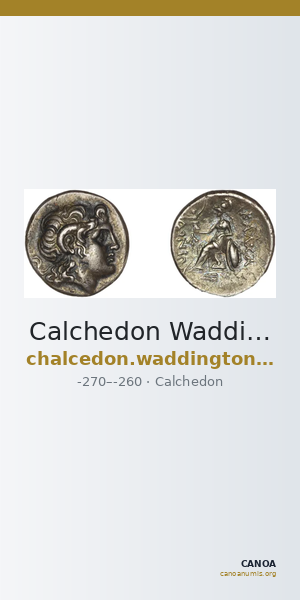Calchedon Waddington 1908 21-23 — CANOA