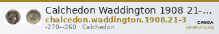Calchedon Waddington 1908 21-23 — CANOA