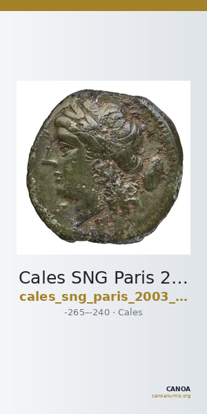 Cales SNG Paris 2003 470-473 — CANOA