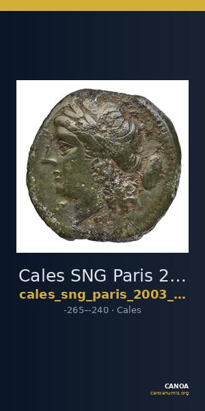 Cales SNG Paris 2003 470-473 — CANOA