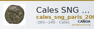 Cales SNG Paris 2003 470-473 — CANOA