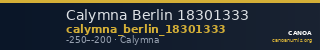 Calymna Berlin 18301333 — CANOA