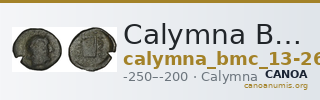 Calymna BMC Calymna 13-26 — CANOA